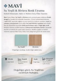 Resim Mavi Başlık 100'lük Su Yeşili Renk Mdf Diğer 