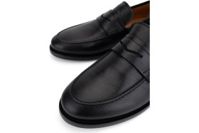 Resim Rossi Erkek Hakiki Deri Siyah Loafer Ayakkabı 668 1457 Erk Ayk SK25-26 Nero 