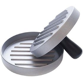 Resim Nurgaz Hamburger Press Alüminyum Gümüş 