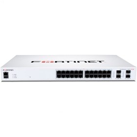Resim Fortinet 24 Port 450 W Full PoE FS-124F-FPO Gigabit 4XSFP Switch 