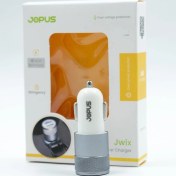 Resim Jopus Jwix Hızlı 15 Watt 3.1 Amper Çift USB Girişli Araç Şarj Çakmaklık Başlık Açık Gri 