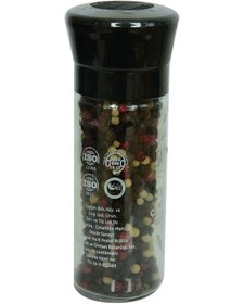 Resim Saygın Sofrada Öğütme Doğal Tane Çeşnibiber Seramik Öğütücü Cam Değirmen 50 G 