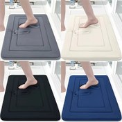 Resim 1 Ultra Yumuşak Hafıza Köpük Banyo Paspası - Hızlı Kuruyan, Kaymaz, Makinede Yıkanabilir, Solma Dirençli, Kalın Konforlu Halı, Banyo, Yatak Odası ve Oturma Odası İçin Uygun - Çeşitli Renklerde Mevcut 