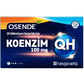 Resim Osende Koenzim QH Ubikinol 100 mg 30 Tablet 