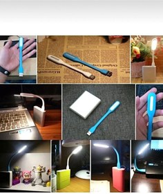 Resim gaman 3 Adet Usb Led Işık Lamba Klavye Aydınlatma Kitap Okuma Lambası Beyaz-Mavi-Yeşil 