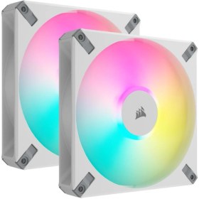 Resim Corsaır İcue Af140 Rgb Elıte 140mm Pwm Beyaz İkili Kasa Fanı - 