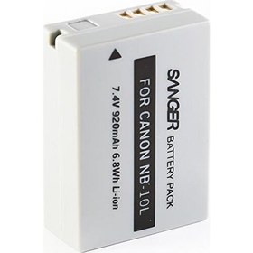 Resim Sanger NB-10L Canon Fotoğraf Makinesi Batarya 