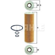 Resim MAHLE OX183/5D Yag Filtresi (Mercedes M271 W203-204-211) A2711800309 OX1835D (WA466384) 