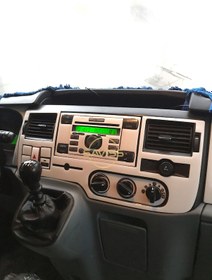 Resim Ford Transit Jumbo 2006/2013 Full Set, Beyaz Konsol Maun Kaplama (BEYAZ) 