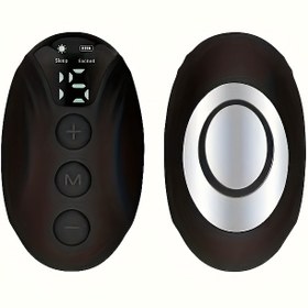 Resim Siyah Ayarlanabilir El Masajı, Taşınabilir Kokusuz Masaj Aracı, Akıllı USB Şarj ile 15 Ayarlanabilir Ayar, Şarj Edilebilir Lityum Pil, Aile ve Arkadaşlar için Hediye, Yeni Yıl ve Noel için Mükemmel. 