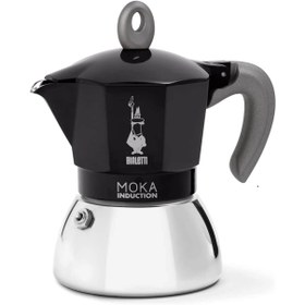 Resim Bialetti Moka Pot İndüksiyon 6 Cup Siyah 