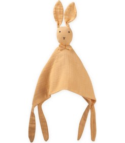 Resim Cigit Tavşan Müslin Uyku Arkadaşı Yıkanmıştır 40x40 Cm Sundres 