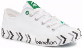 Resim United Colors of Benetton Bnt 22Y 30624 Gri Bayan Ayakkabı Bayan Spor 
