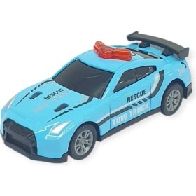 Resim Çek Bırak Metal Küçük Arabalar 8 cm - SH40031 - Açık Mavi 