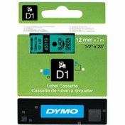 Resim Dymo 45019 Yeşil/Siyah D1 Yedek Şerit 12 MM X 7 M 