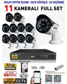 Resim Ids - 11 Kameralı 1080P Fullhd 5Mp Sony Lensli Kamera Seti - 2015 