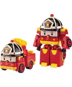 Resim Sepetopia Robocar Poli Transforming Robot Figür Roy 
