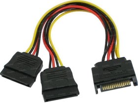 Resim P202 15Pin SATA - 2x15Pin SATA Dönüştürücü Kablo Dark