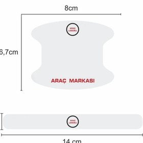 Resim DKELEKTRONİK Üniversal chevrolet aveo tüm araçlara Uyumlu Kapı İçi Çizik Önleyici Seti 