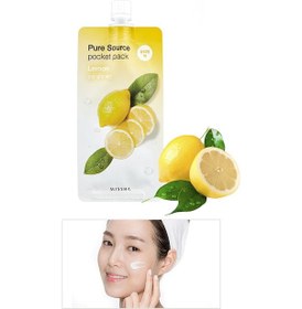 Resim Missha Canlandırıcı Limon Özlü Uyku Maskesi 10ml Pure Source Pocket Pack Lemon 
