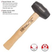 Resim HAYAT STORE Ağaç Saplı Lastik Tokmak No:70 ( Lisinya ) 