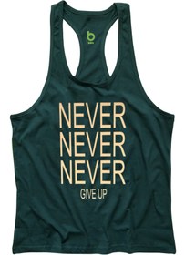 Resim BLUU Nevernever2 Fitness Gym Tank Top Sporcu Atleti 