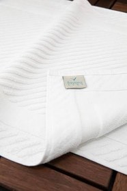 Resim Leoline%100 Pamuk Premium 2'li Ayak Havlusu - Beyaz 