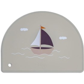 Resim Citron Silicone Placemat Semi Circle Mama Altlığı - Vehicles 1286357 