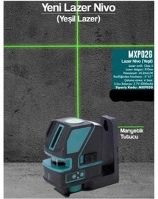 Resim Max Extra Mxp02g Yatay Dikey Nokta Yeşil Lazer Nivo 