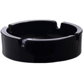 Resim LAV Keyif Cam Küllük 2'li Siyah Yuvarlak 