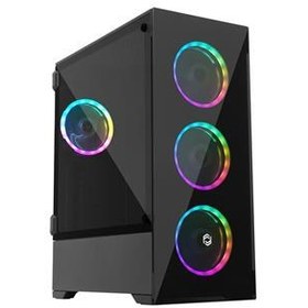 Resim Frısby Fc-9310G 650W 80+ 4X120Mm Dual Rıng Rgb Fan Usb 3.0 Midi Tower Siyah Kasa 