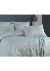 Resim Yatak Örtüsü Alesta Nil Yeşili Çok Renkli 