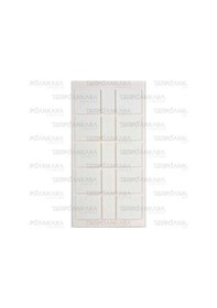 Resim Pacific Beyaz Yapışkanlı Keçe 40mm X 40mm 20mm X 40mm 