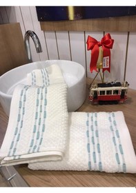 Resim Bronie 2'li El-yüz Havlusu 50x90 Mint 