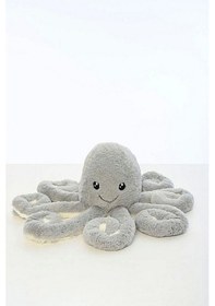 Resim Peluş Ahtapot Uyku Ve Oyun Arkadaşı Gri Gri 