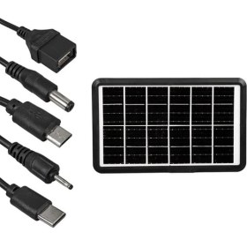 Resim ZO-710 6 Volt 1.33 Amper 8 Watt Güneş Enerjili Şarj Cihazı Solar Panel 