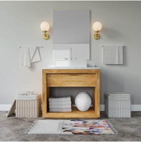 Resim Tropikhome Renkli Tüy Desen Banyo Duş Perdesi-180x200cm Duşakabin Perdesi Ve Paspası, Dream Catcher Paspas Seti 