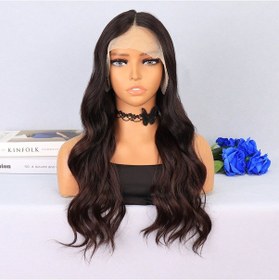 Resim Kahverengi / Kızıl Kahve Ombreli Su Dalgalı Tül Peruk - Aysc-582311 Karışık - Çok Renkli 