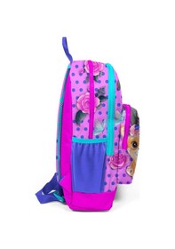Resim Coral High Pembe Köpek Desenli Dört Bölmeli Okul Sırt Çantası 