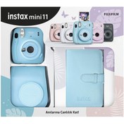 Resim Fujifilm Instax Mini 11 Laporta Albümlü Mavi Kit 