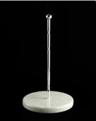 Resim Bej Mermer Top Figürlü Havluluk Gümüş Renk 