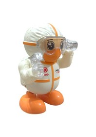 Resim Robot Pilli Işıklı Sesli Müzikli Medical Dancing Robot 18 Cm Robot 