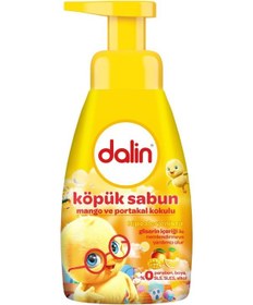 Resim Dalin Köpük Sabun 200 Ml Mango ve Portakal Kokulu Çoçuklar İçin 6'lı 