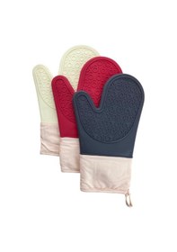 Resim Silikon Fırın Eldiveni Pastaland Kırmızı 