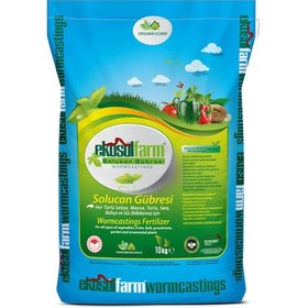 Resim Ekosol Farm Solucan Gübresi %100 Gübre 10 KG 