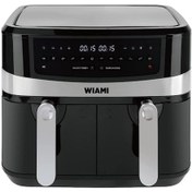 Resim Novahub Wiami 9 Lt Çift Sepetli Yağsız Hava Fritözü, Kullanışlı Ve Pratik 