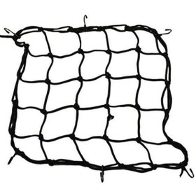 Resim Knmaster Evrensel Kask Filesi Plastik Kancalı 40 X 40 Cm Siyah 