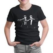 Resim Doctor Who - Timefiction Siyah Çocuk Tshirt 
