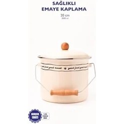 Resim Ahşap Detaylı Yoğurt/bakliyat BAKRACI(20CM-3 Litre-Tüm Ocaklarla Uyumlu) 