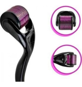 Resim MiraLive 540 Iğneli Derma Roller 1mm Titanyum Uçlu Saç Kaş Serum Kullanımına Uygun 